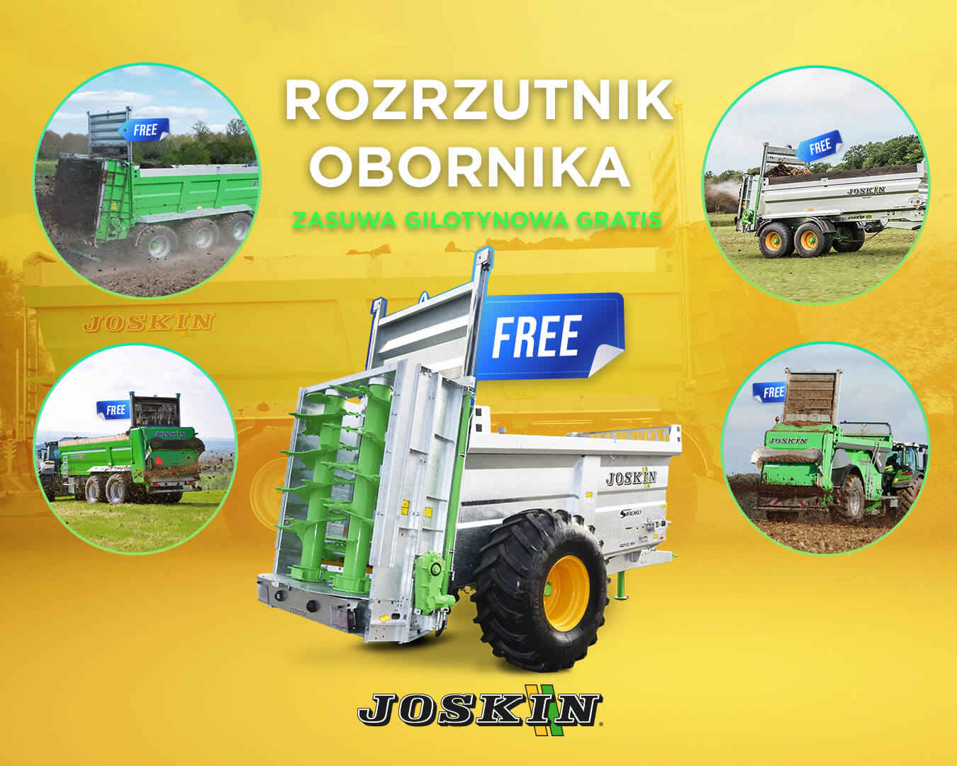 Rozrzutniki Joskin – gilotyna gratis