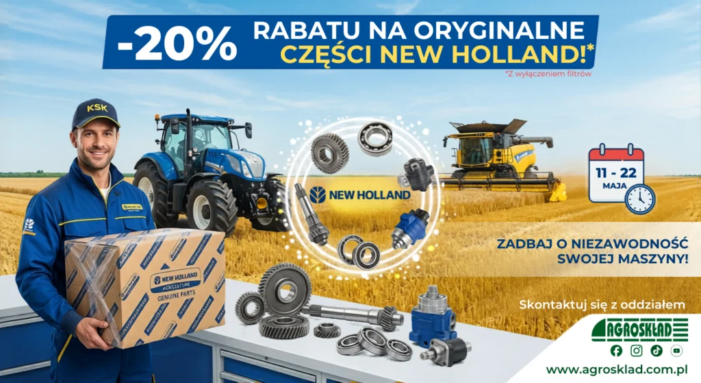 oryginalne czesci new holland