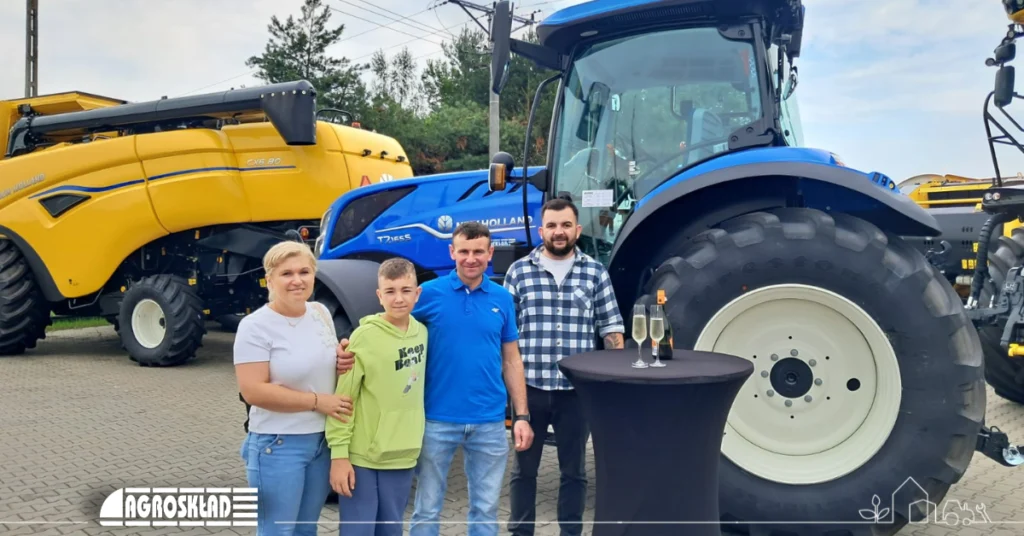 Przekazanie kluczyków do ciągnika New Holland T7.165S